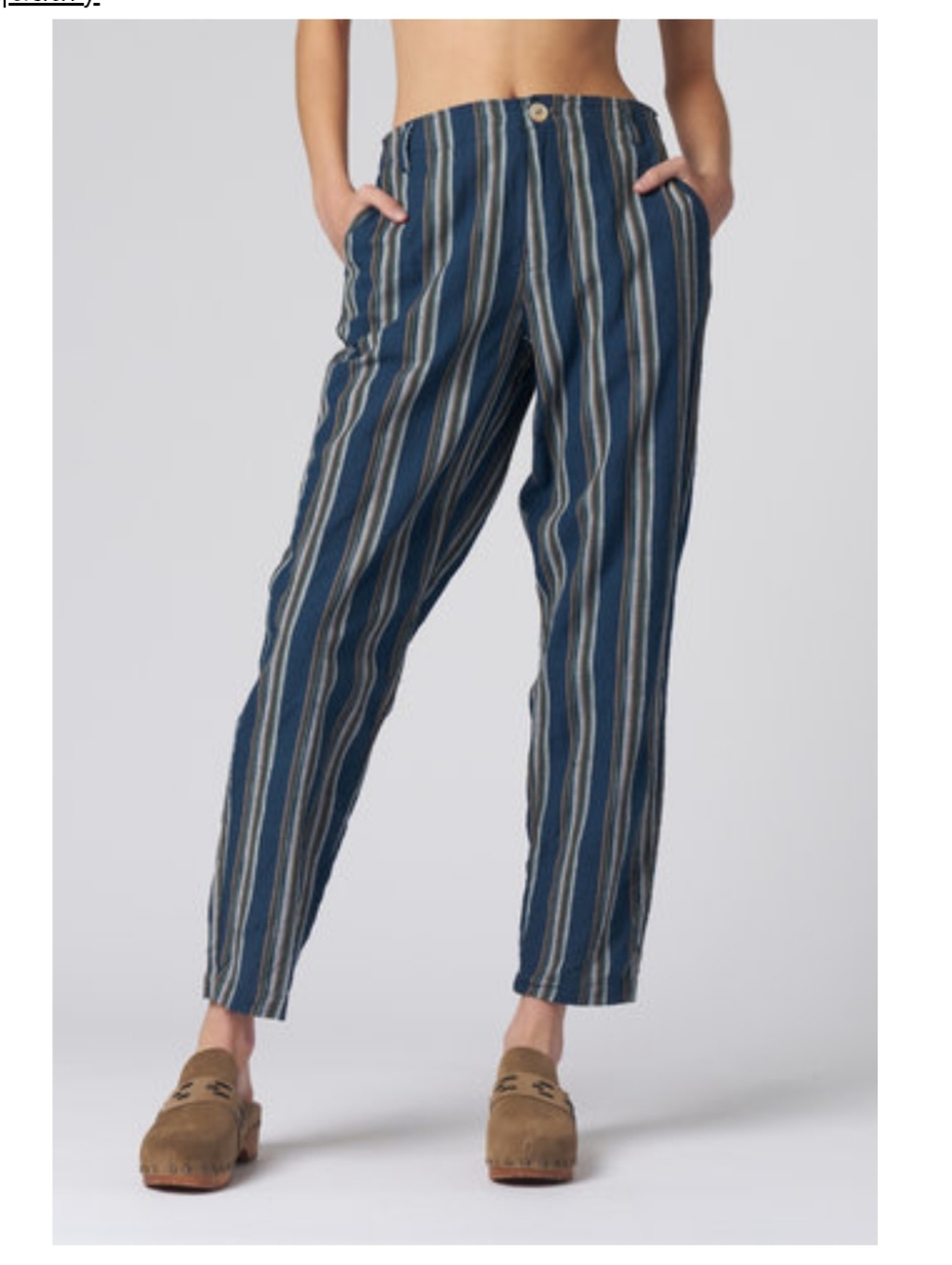 Bsbee Pasco Pants Navy Cinco Stripe